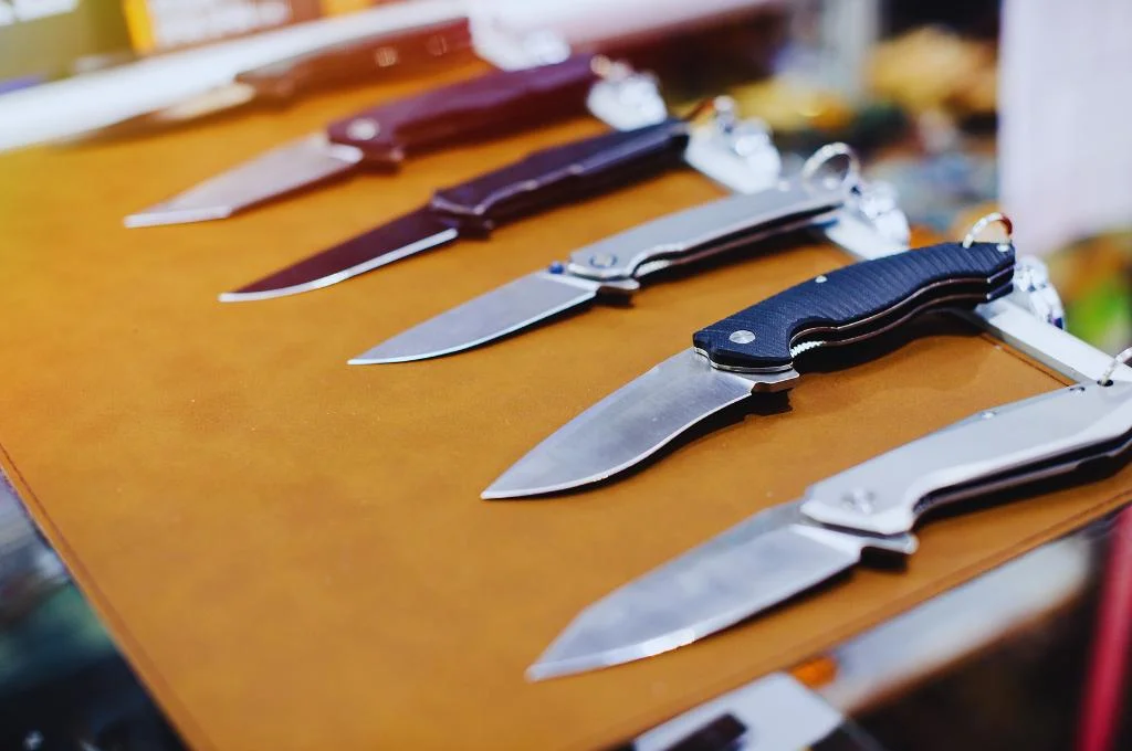 a set of camping knives